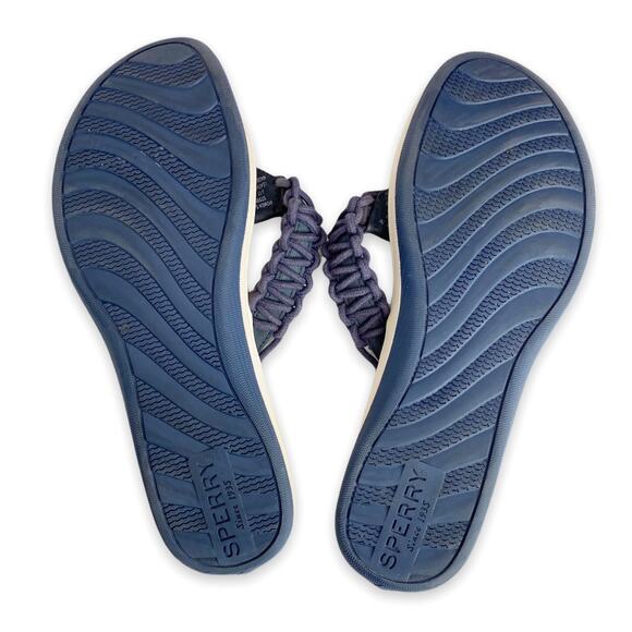 Sperry Seabrook Current Navy Fisherman Thong Sandal Size 7 - Picture 6 of 6